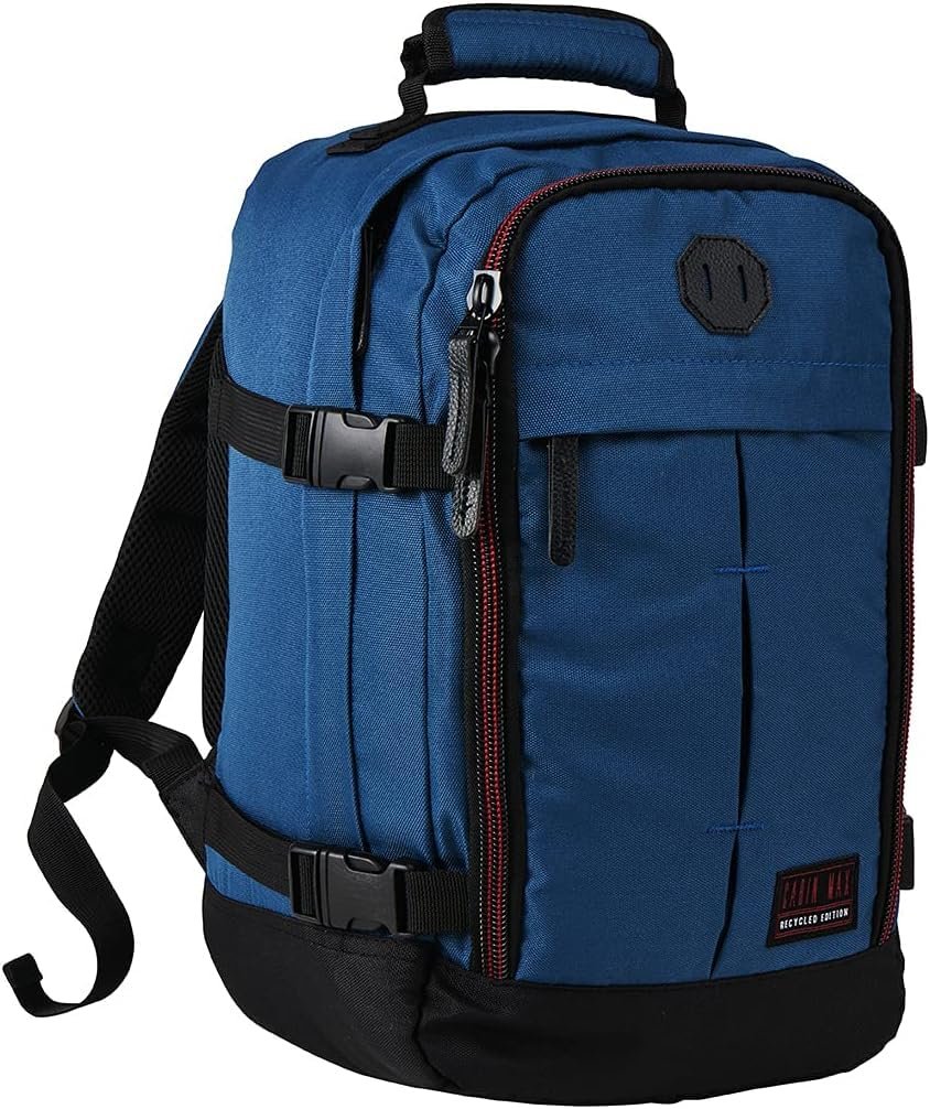 Cabin Max Handgepäck Rucksack 40x20x25 für Ryanair Reiserucksack für Flugzeug Unter Sitzplatz - Travel Backpack Tasche für Herren Damen - Seitliche Kompression - Recyceltes Polyester- 20L Metz